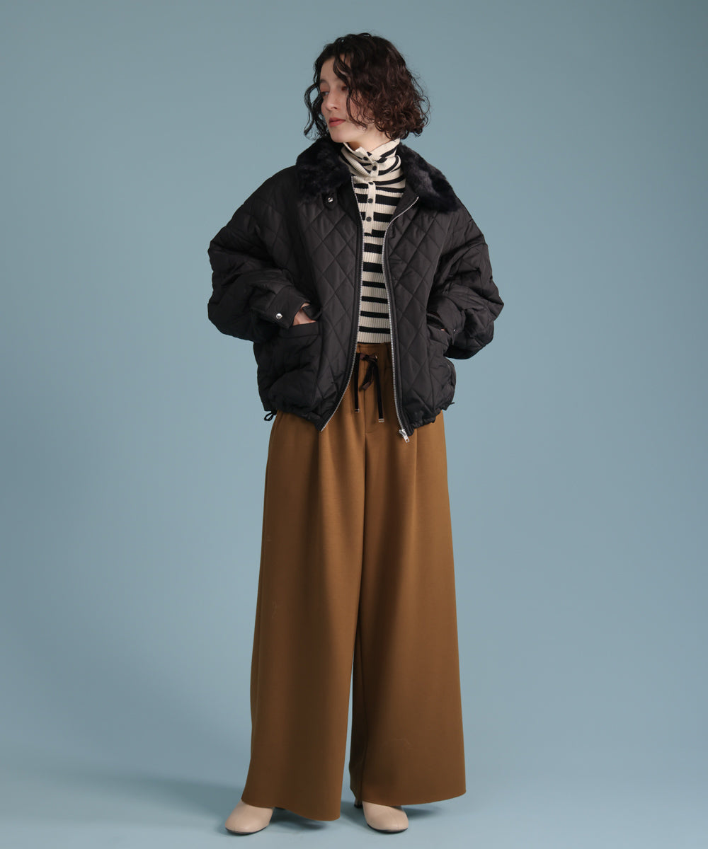 タフタダイヤキルト中綿ジャケット