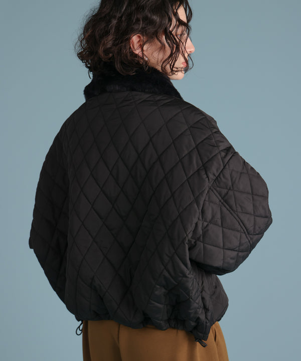 タフタダイヤキルト中綿ジャケット