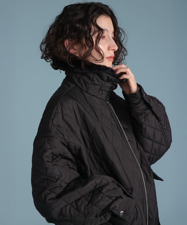 タフタダイヤキルト中綿ジャケット