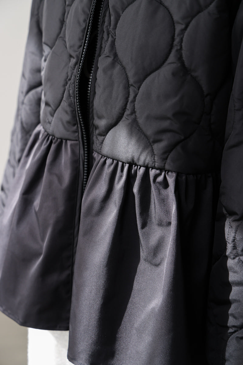 WEB限定】中綿ペプラムブルゾン