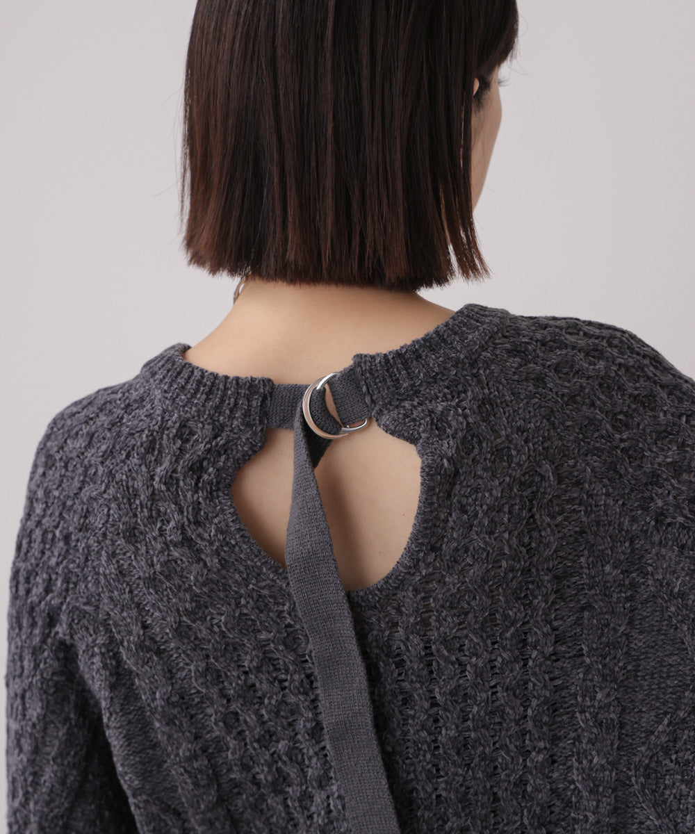 【WEB限定】モールケーブルニット