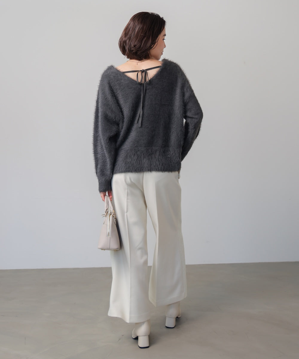 バルキーフェザーＶニット