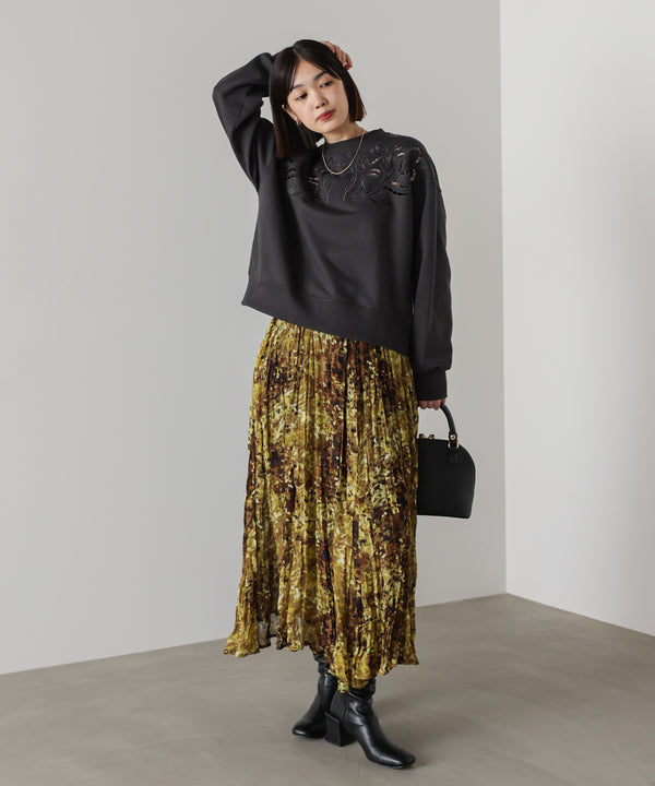 フラワーカットワークプルオーバー［10/16発送予定］