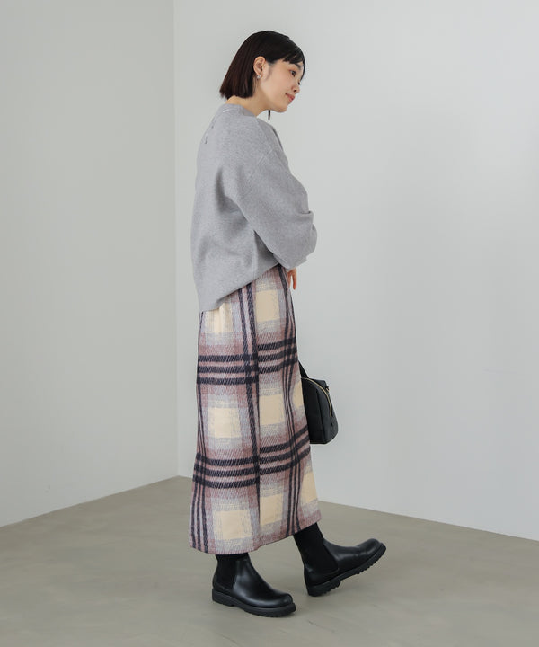 ウール調ストレッチタイトスカート