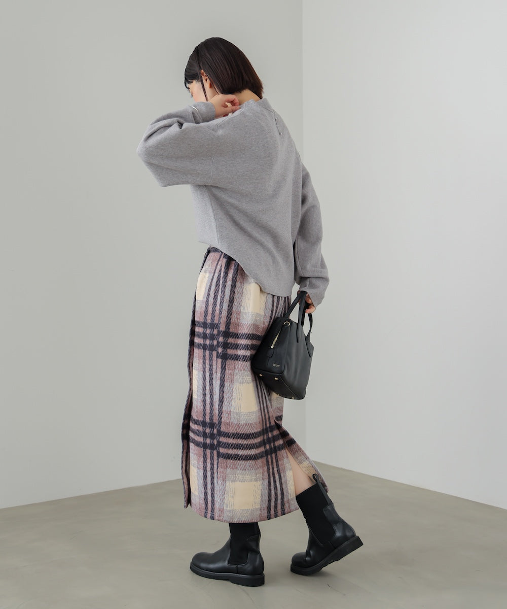 ウール調ストレッチタイトスカート