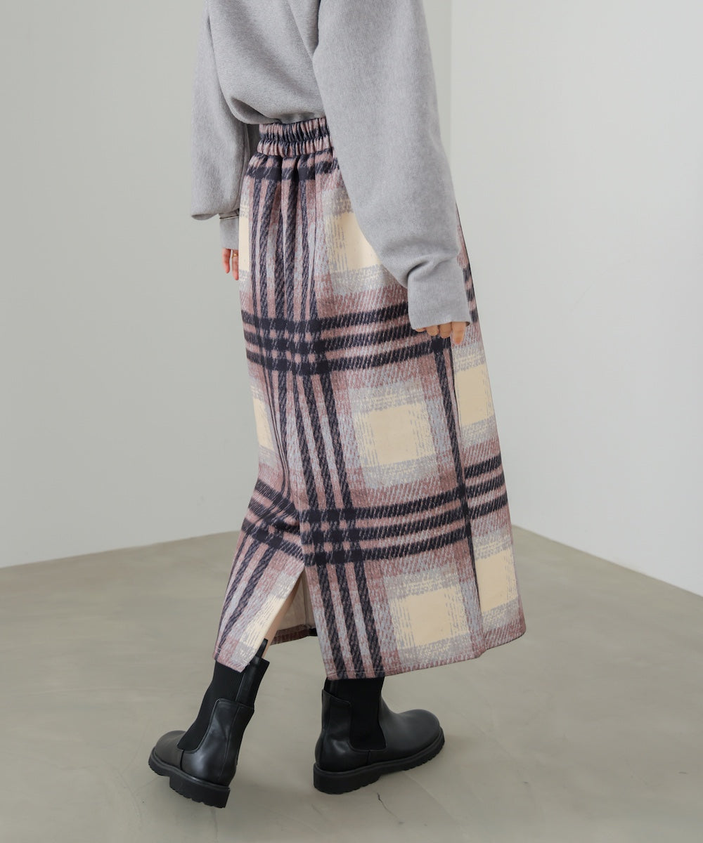 ウール調ストレッチタイトスカート