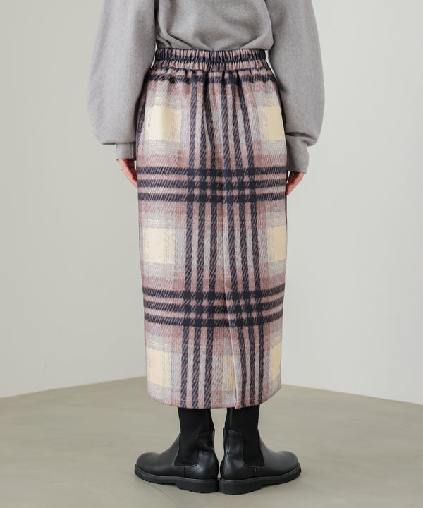 ウール調ストレッチタイトスカート