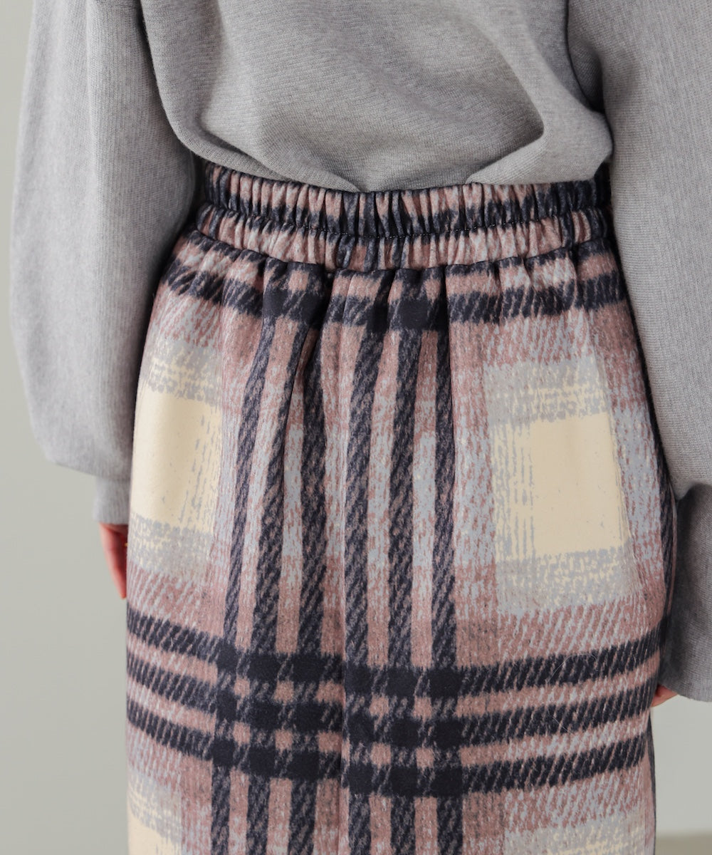 ウール調ストレッチタイトスカート