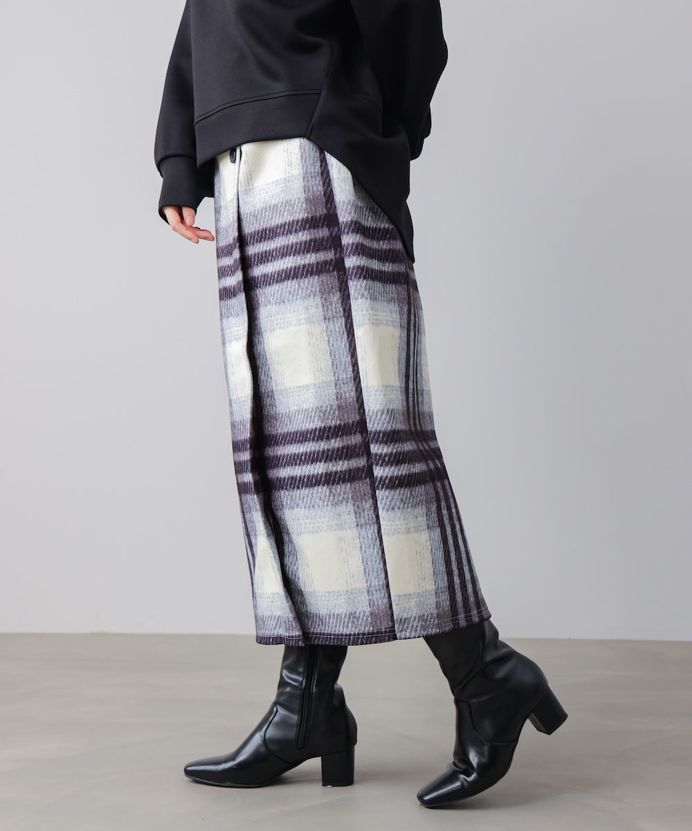 ウール調ストレッチタイトスカート