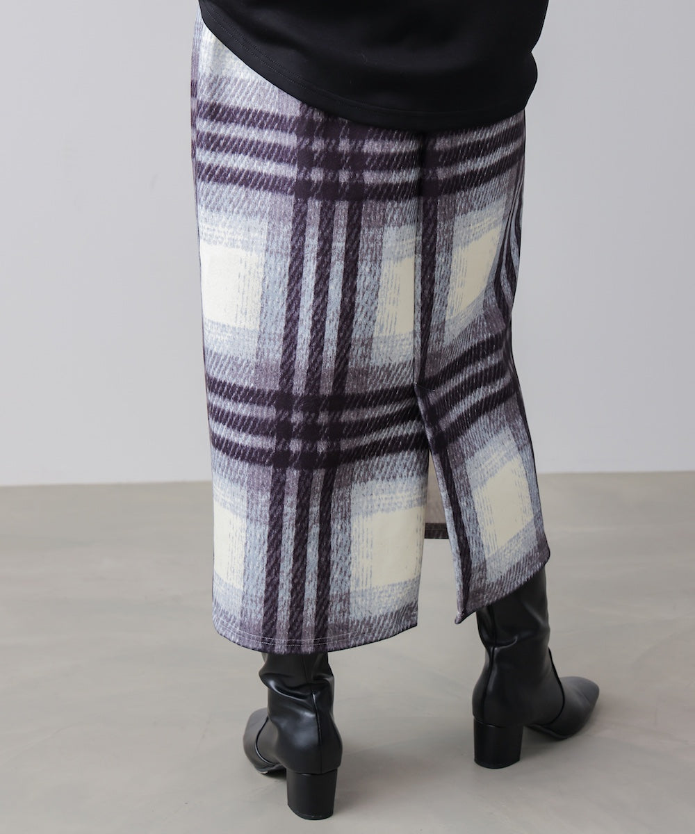 ウール調ストレッチタイトスカート