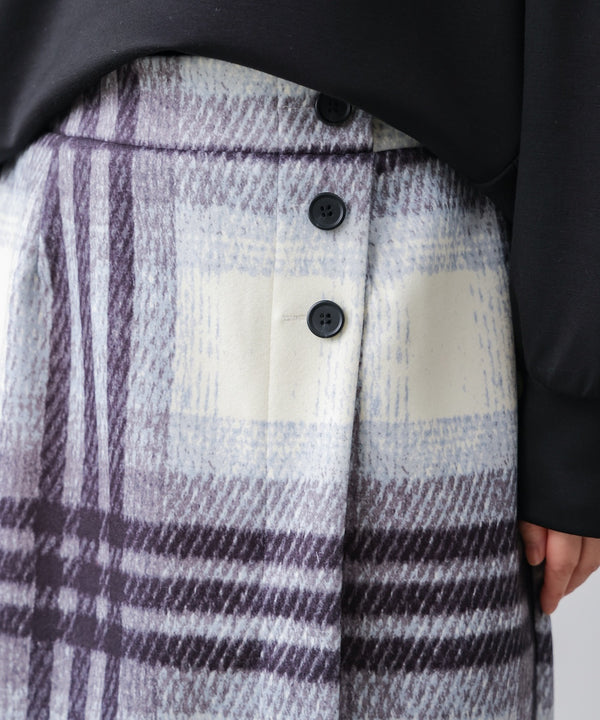 ウール調ストレッチタイトスカート