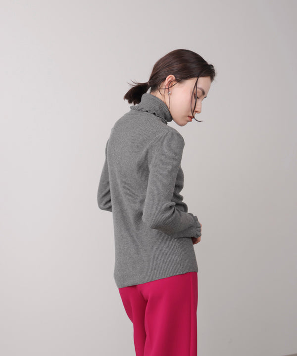 フリルリブニットタートル