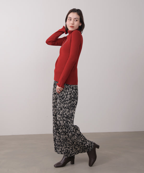 フリルリブニットタートル