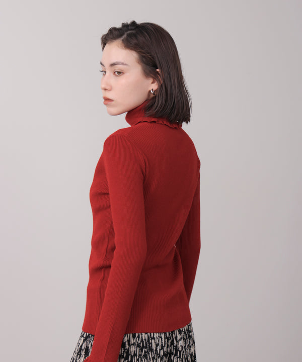 フリルリブニットタートル