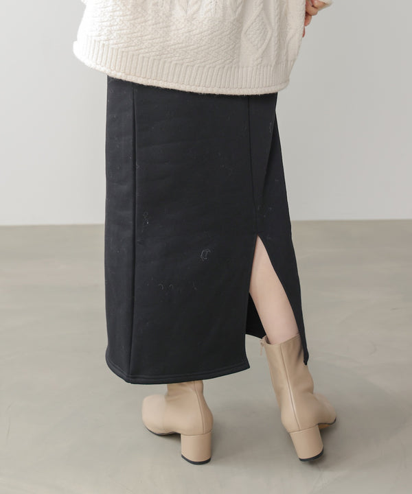 裏起毛ロングスカート