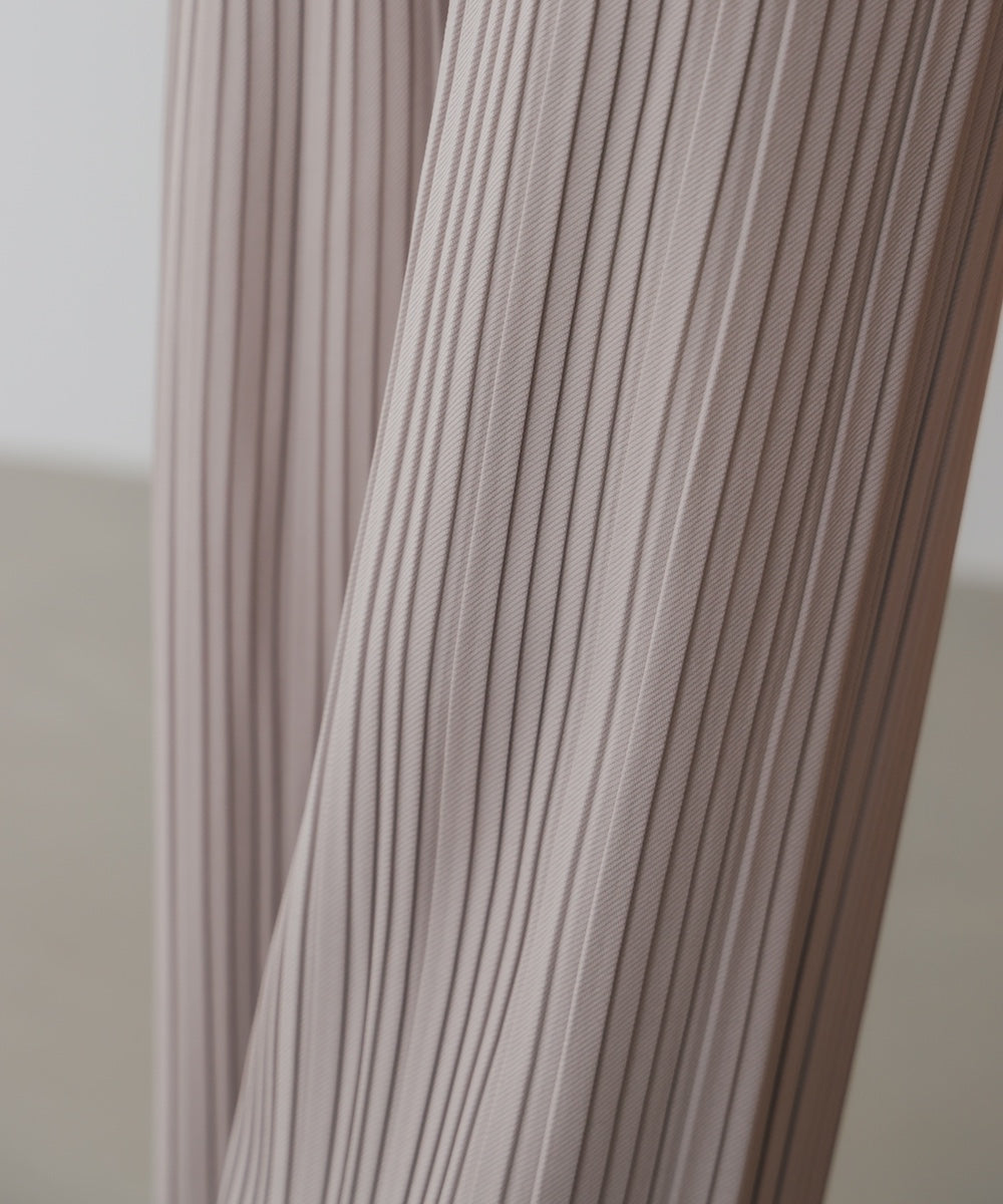 起毛プリーツパンツ