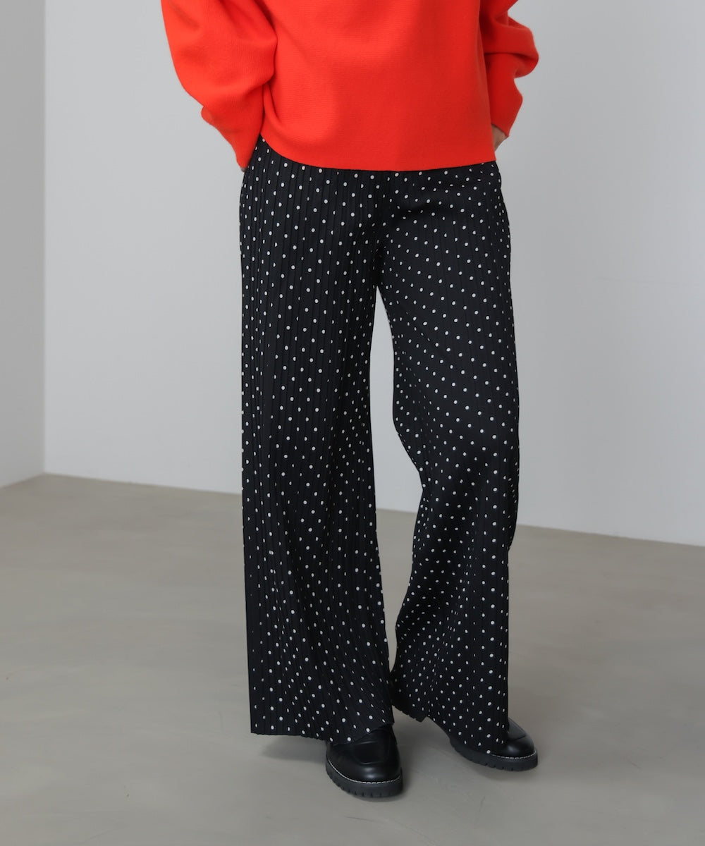 起毛プリーツパンツ