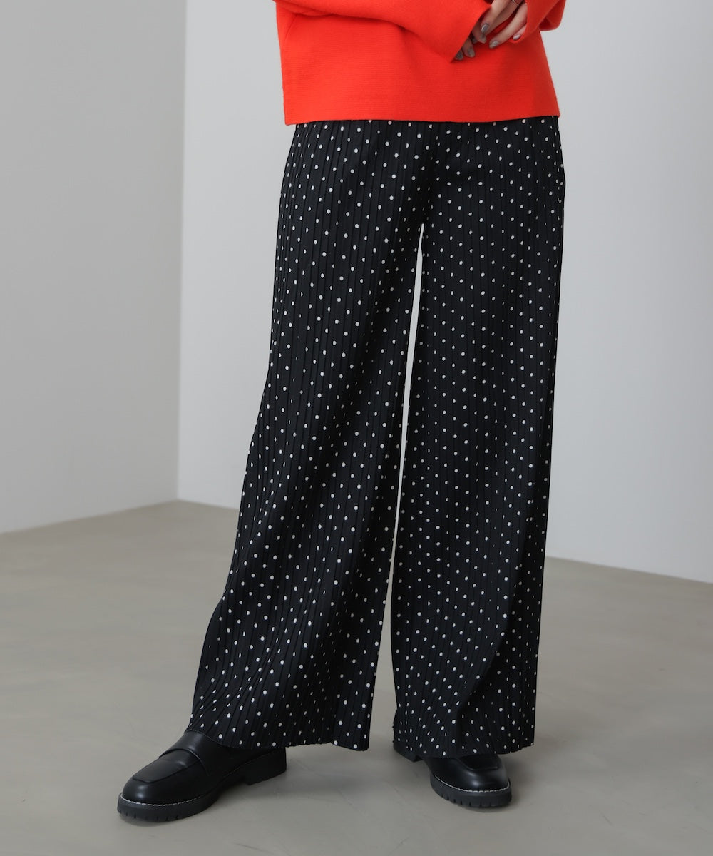 起毛プリーツパンツ