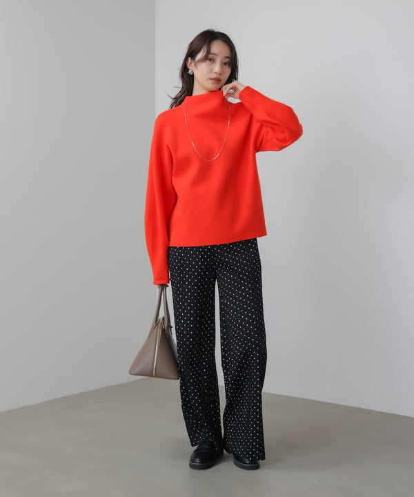 起毛プリーツパンツ