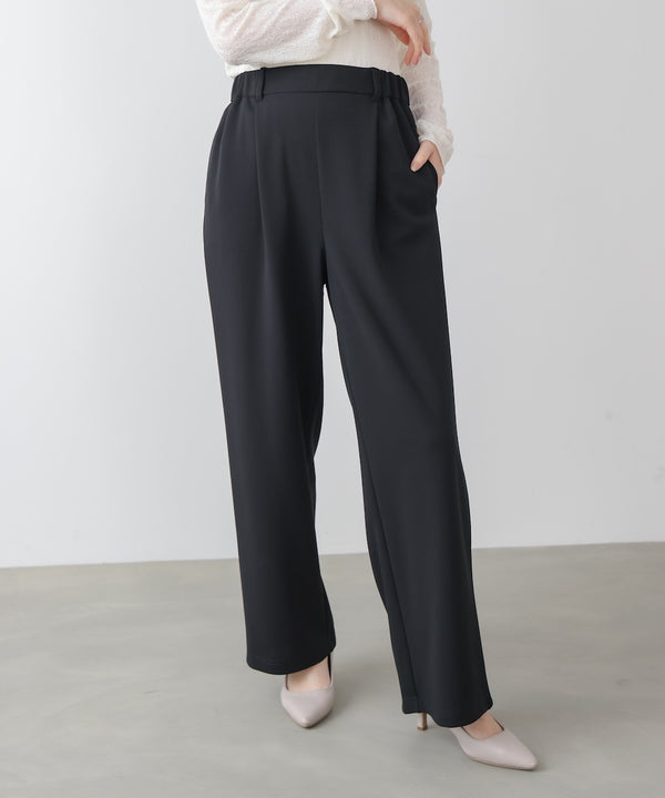 カットジョーゼットストレートパンツ