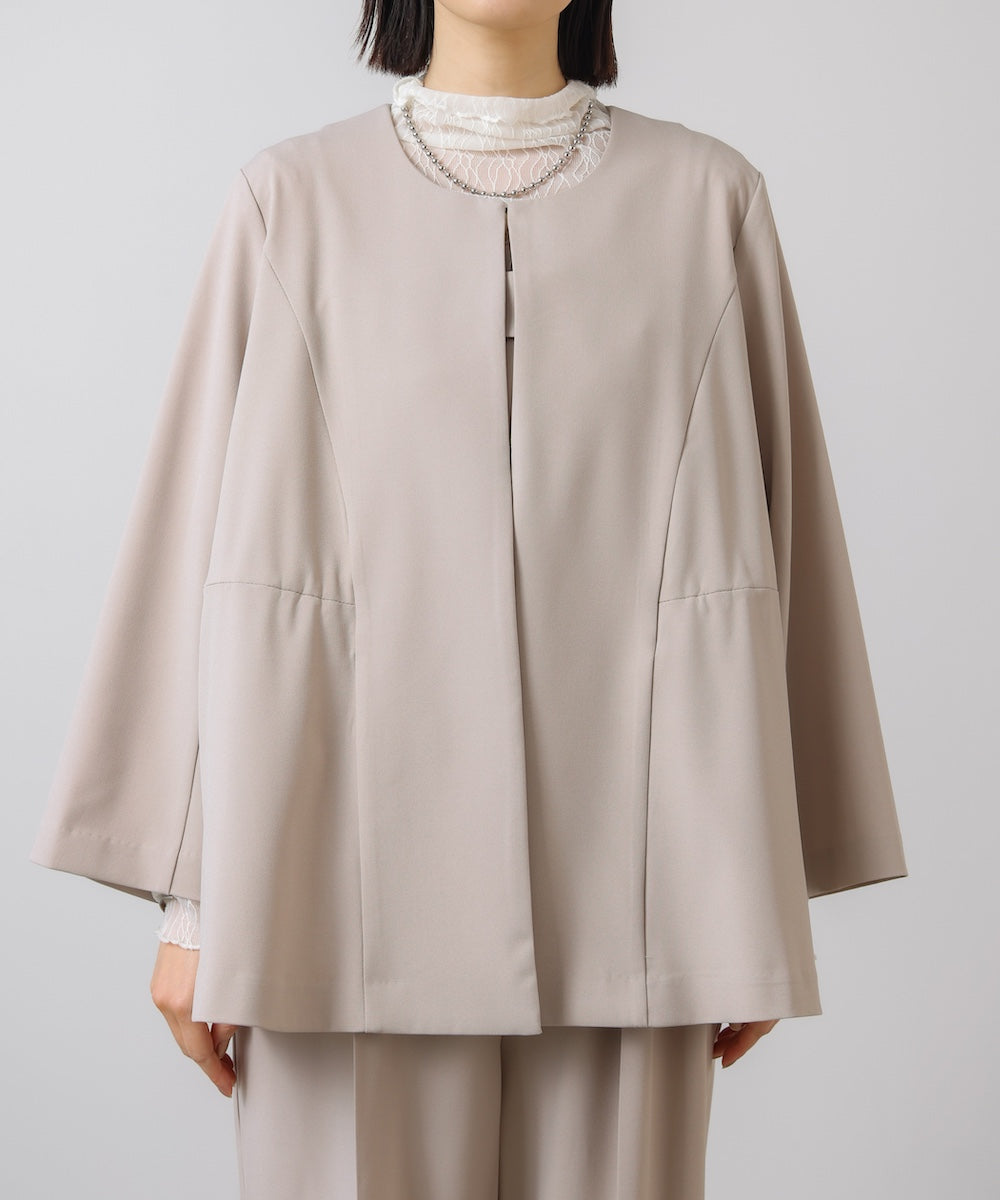 “はあちゅうコラボceremonystyle”ノーカラージャケット