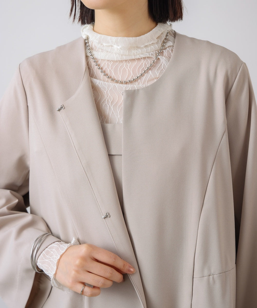 “はあちゅうコラボceremonystyle”ノーカラージャケット