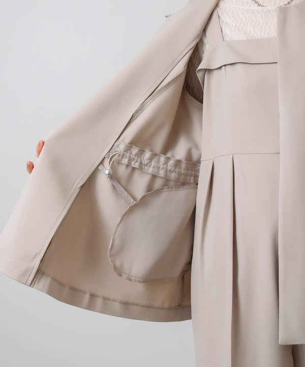 “はあちゅうコラボceremonystyle”ノーカラージャケット