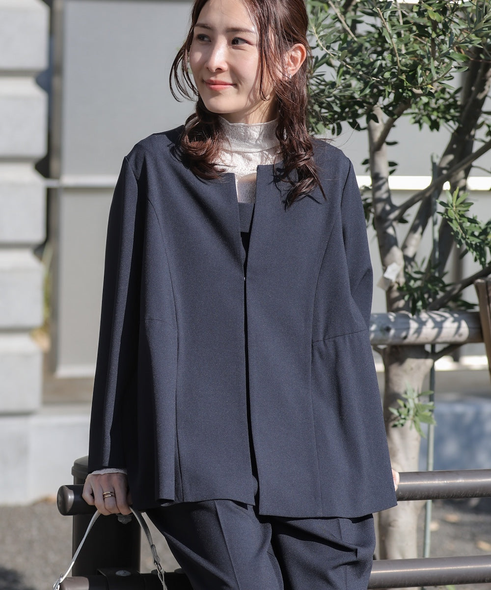 なるはや CLASSIC2ｍｍジャケットカスタムオーダー料込 はあちゅうコラボceremonystyle”ノーカラージャケット