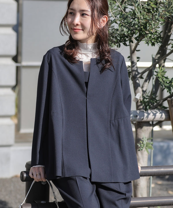 “はあちゅうコラボceremonystyle”ノーカラージャケット