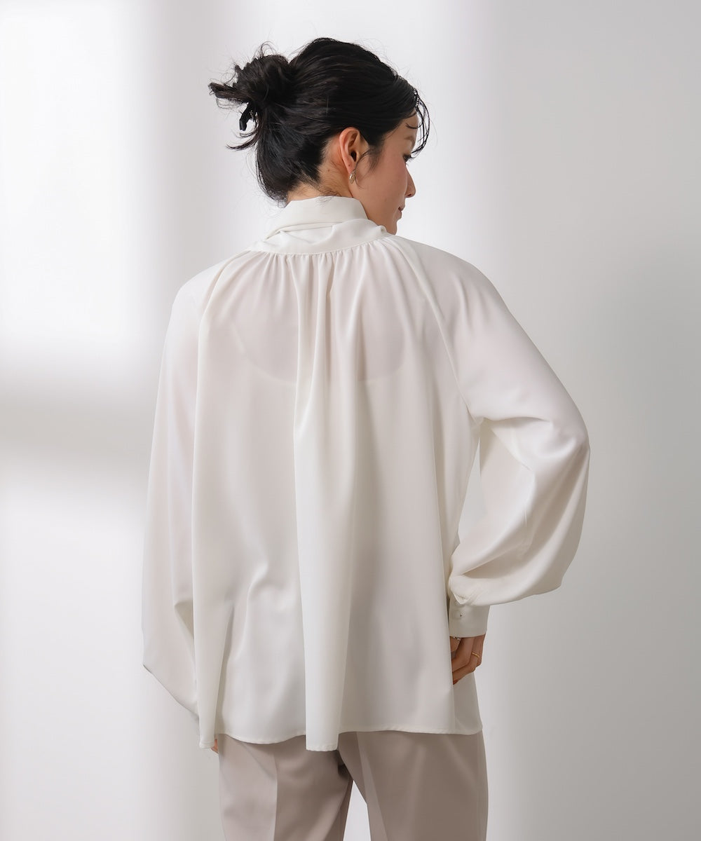 “はあちゅうコラボceremonystyle” ボウタイデザインブラウス