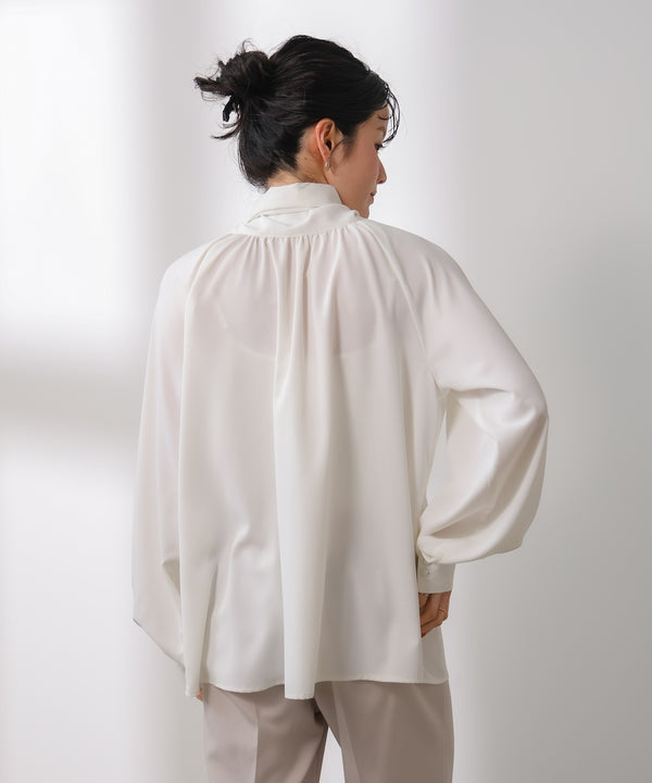 “はあちゅうコラボceremonystyle” ボウタイデザインブラウス