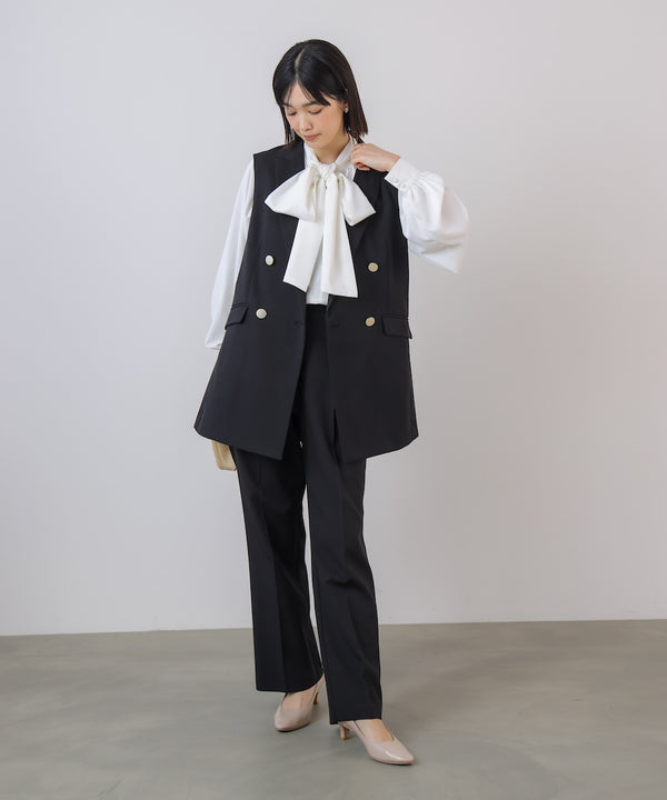 “はあちゅうコラボceremonystyle” ボウタイデザインブラウス