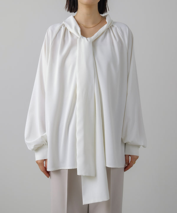 “はあちゅうコラボceremonystyle” ボウタイデザインブラウス