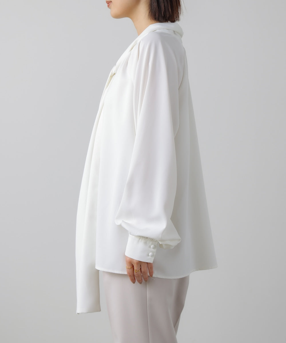 “はあちゅうコラボceremonystyle” ボウタイデザインブラウス