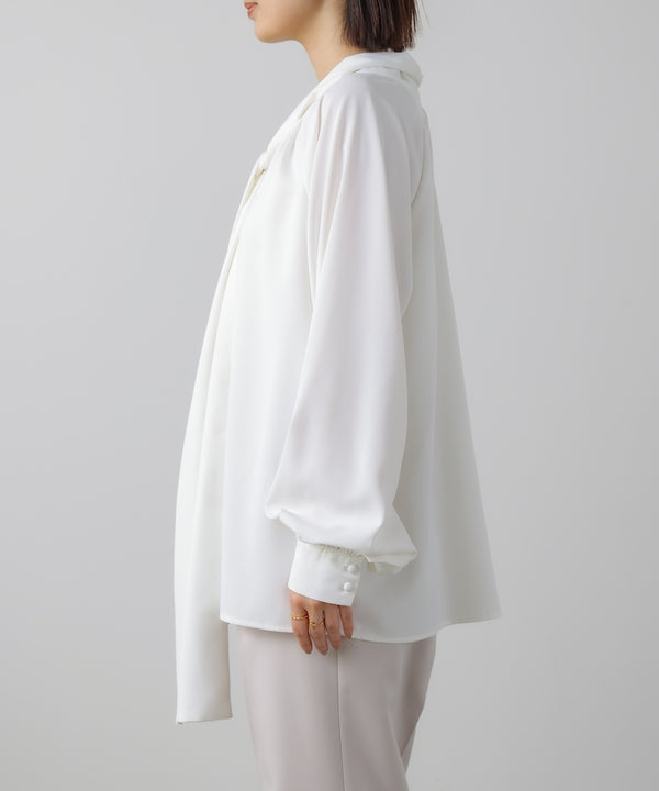 “はあちゅうコラボceremonystyle” ボウタイデザインブラウス