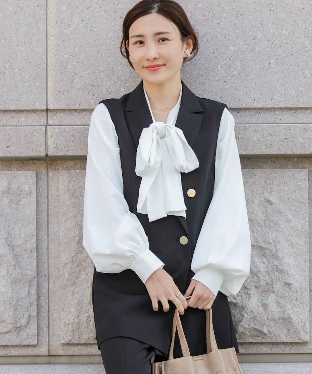 “はあちゅうコラボceremonystyle”テーラーカラーベスト