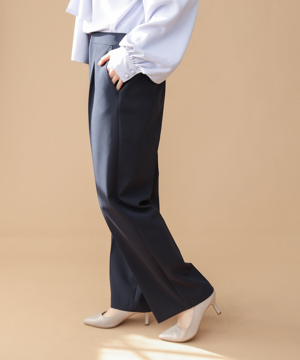 “はあちゅうコラボceremonystyle”ストレッチテーパードパンツ