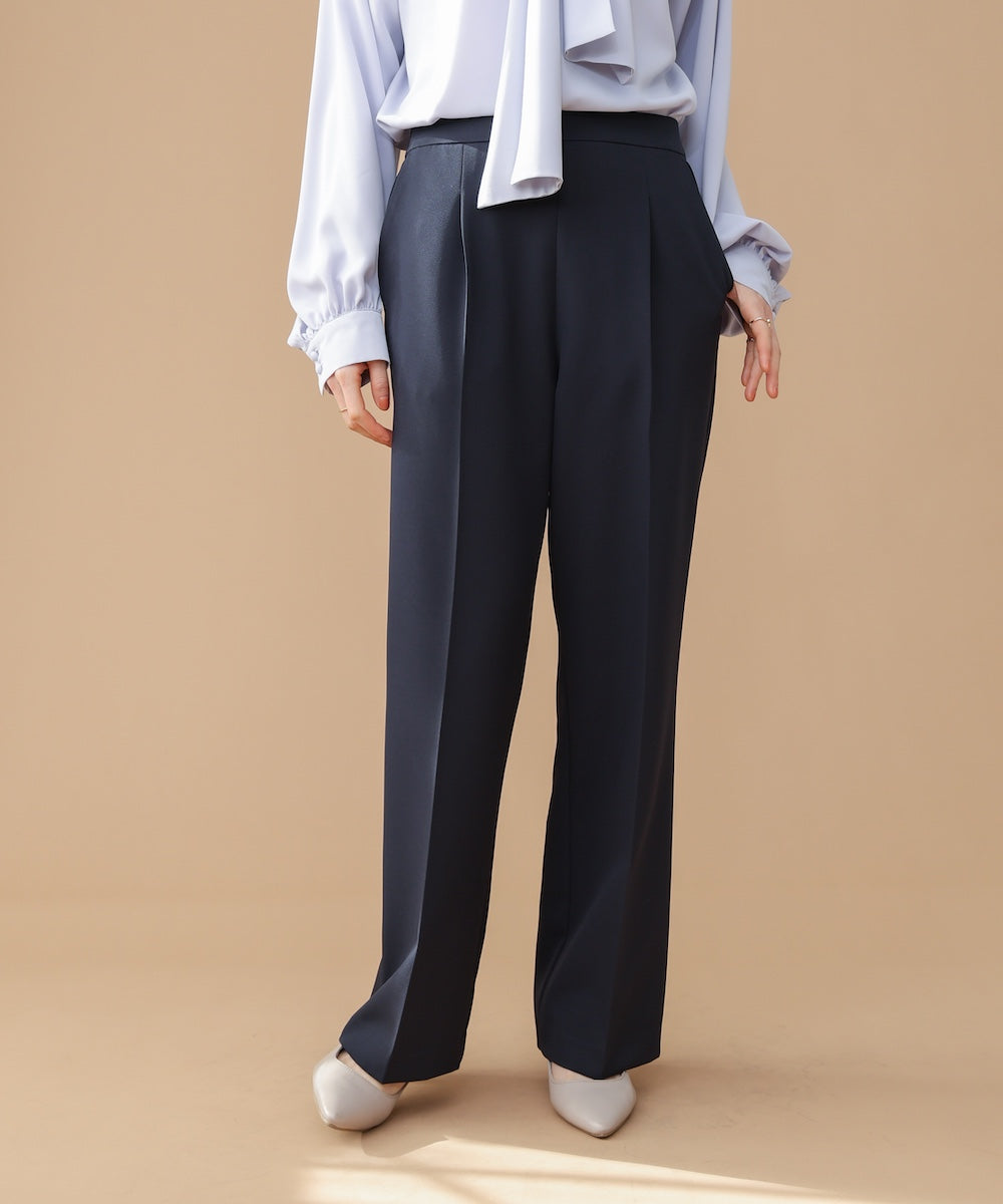 “はあちゅうコラボceremonystyle”ストレッチテーパードパンツ