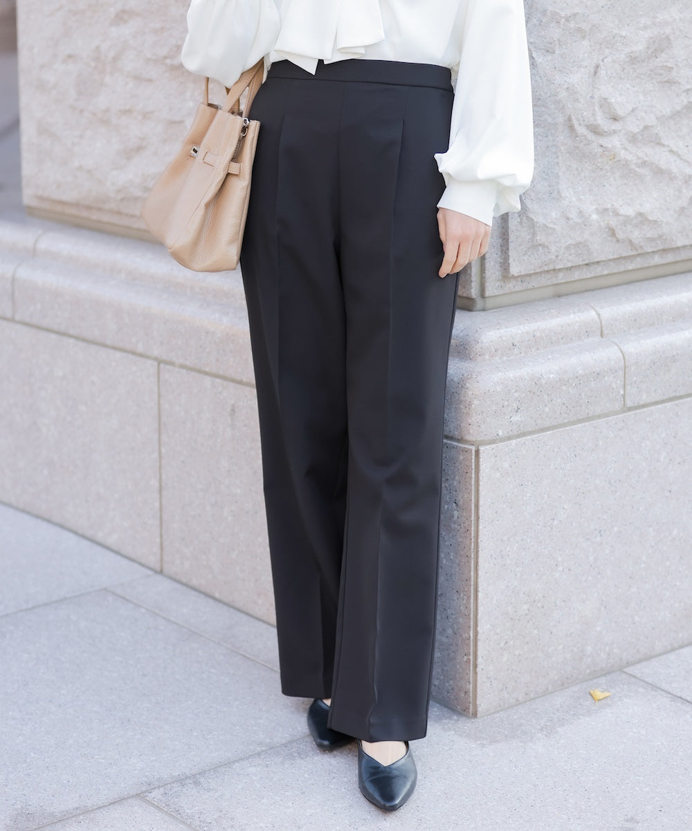 “はあちゅうコラボceremonystyle”ストレッチテーパードパンツ