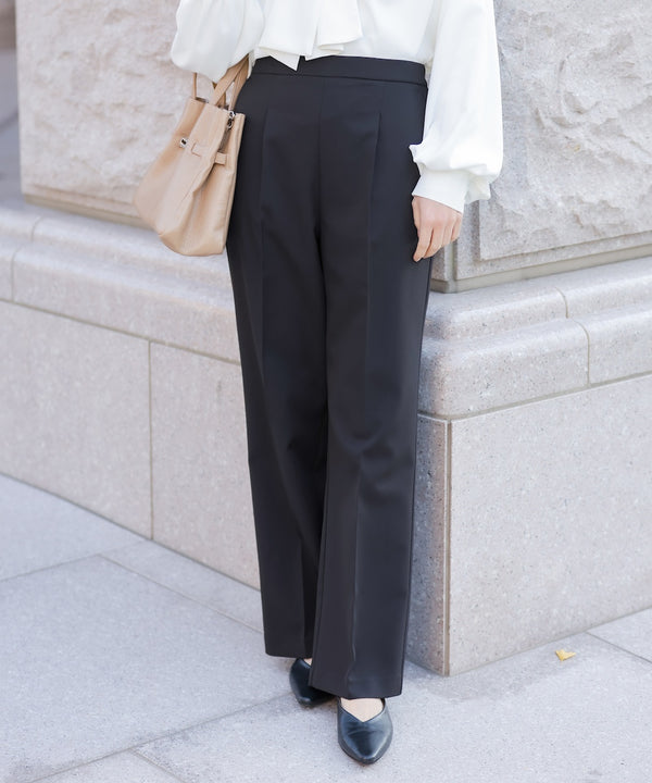 “はあちゅうコラボceremonystyle”ストレッチテーパードパンツ