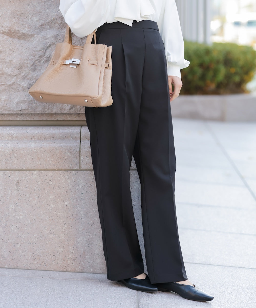 “はあちゅうコラボceremonystyle”ストレッチテーパードパンツ