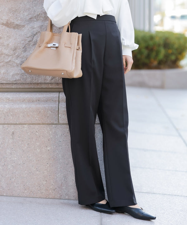 “はあちゅうコラボceremonystyle”ストレッチテーパードパンツ