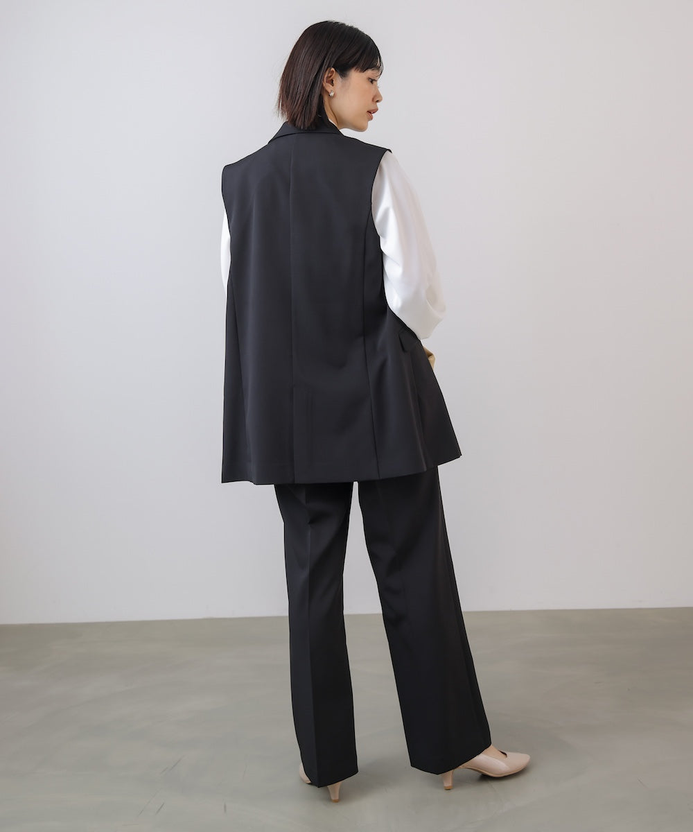 “はあちゅうコラボceremonystyle”ストレッチテーパードパンツ