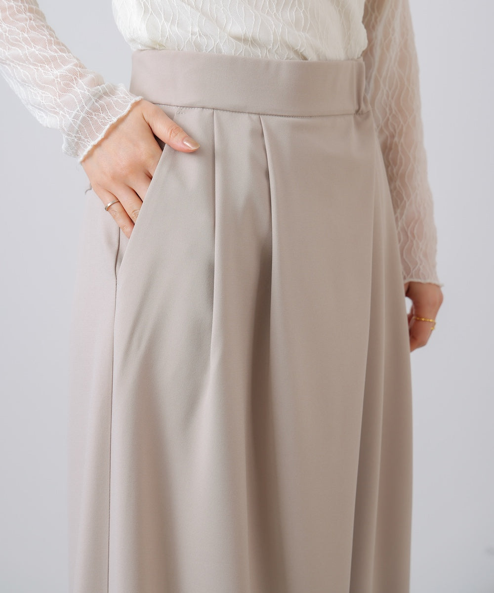 “はあちゅうコラボceremonystyle”ラップワイドパンツ