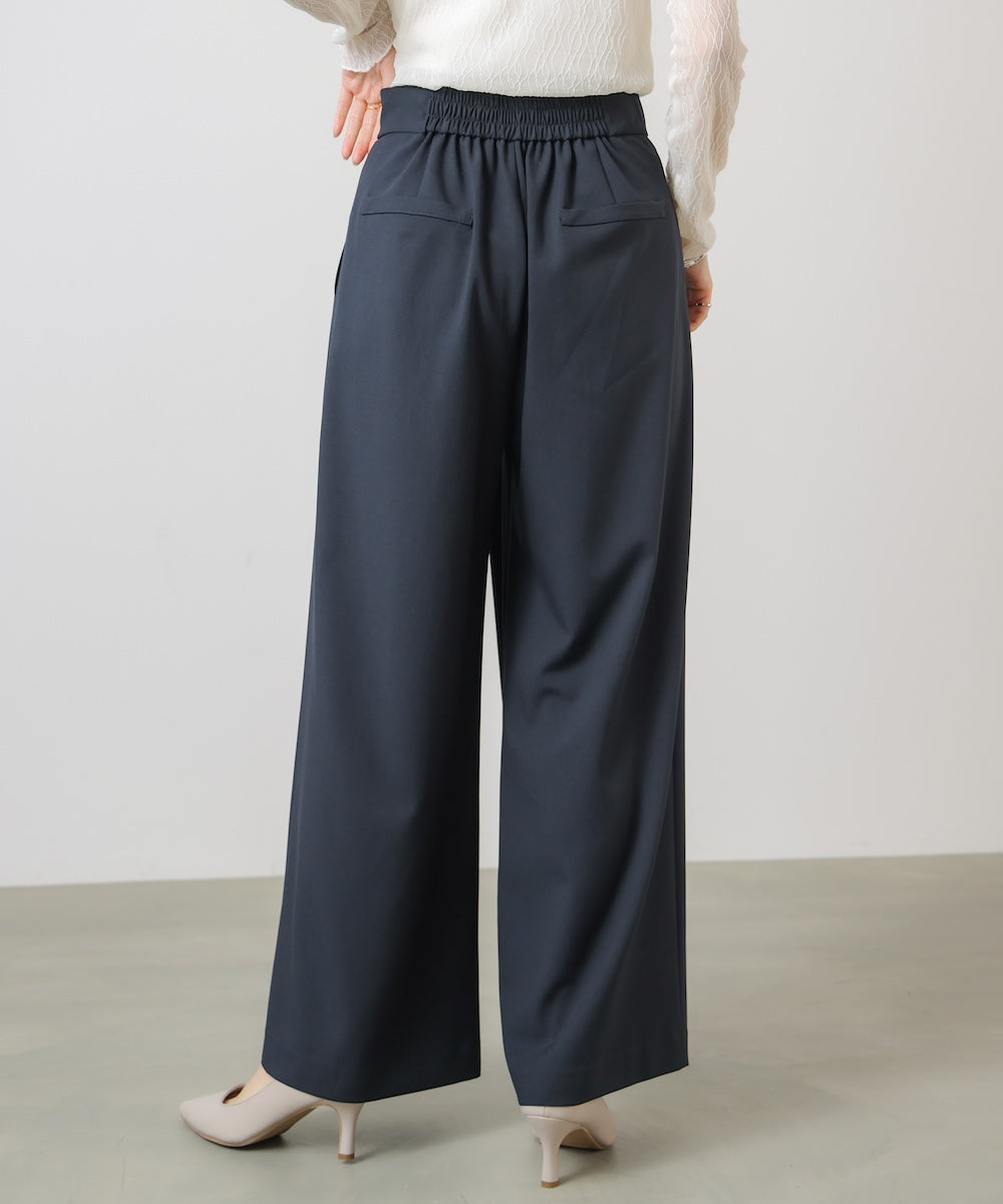 “はあちゅうコラボceremonystyle”ラップワイドパンツ