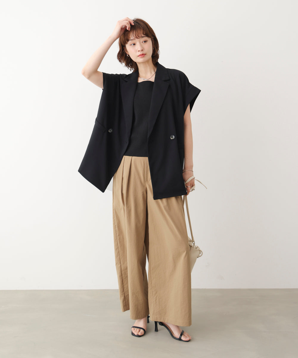 シフォン切替ジャケット