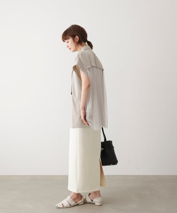 シフォン切替ジャケット