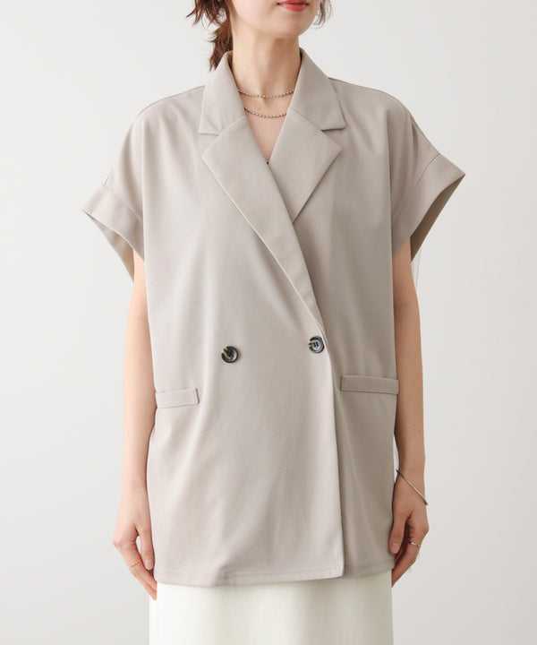 シフォン切替ジャケット