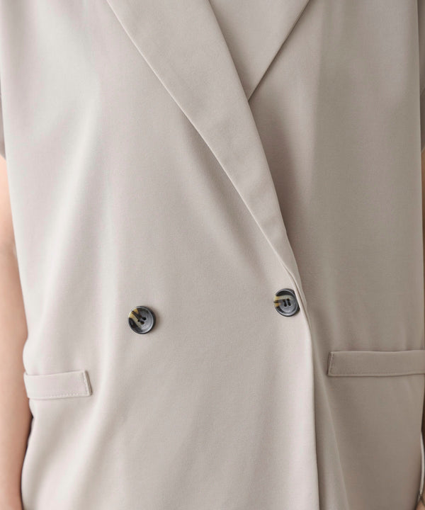 シフォン切替ジャケット