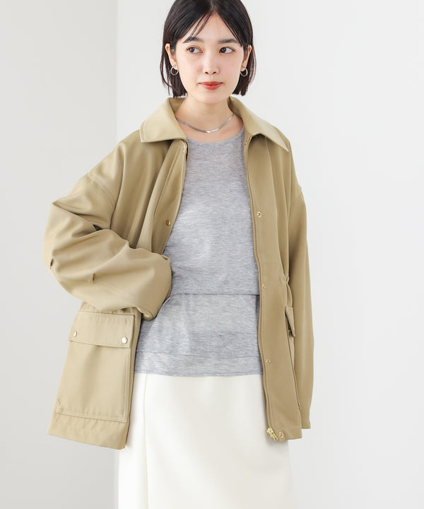 襟切替ブルゾン［2/20発送予定］